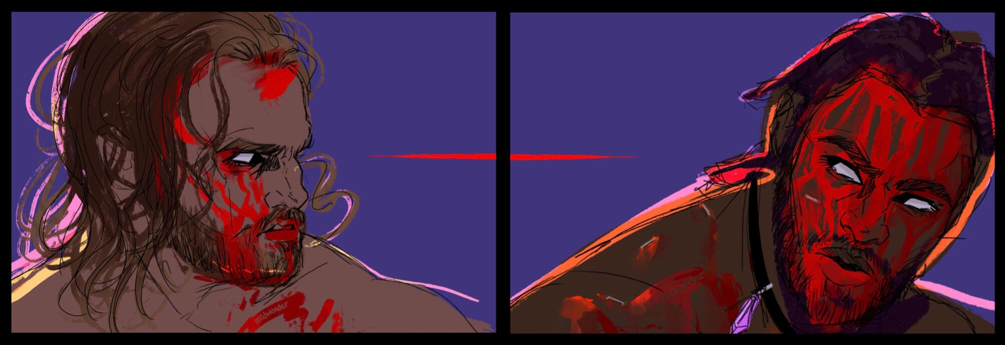 stapled hearts - linking prints - $20